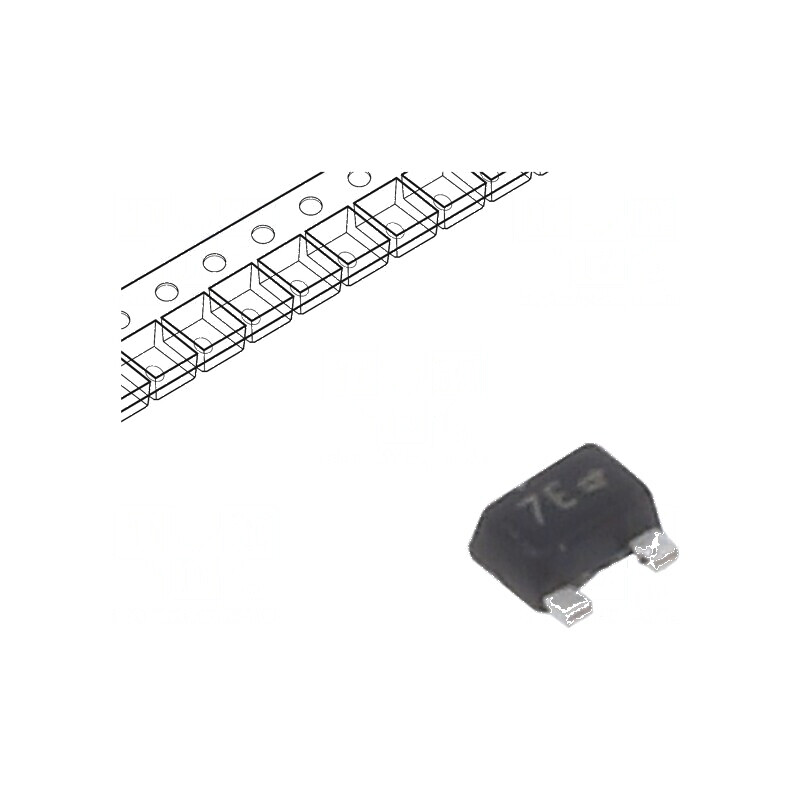 Tranzistor PNP bipolar BRT 50V 0,1A SOT723 R1 1kΩ | Electronic-mag.ro | Componente Electronice