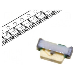 LED SMD 1602 portocalie 40-120mcd 1,6x0,9x0,2mm 20mA | Electronic-mag.ro | Componente Electronice