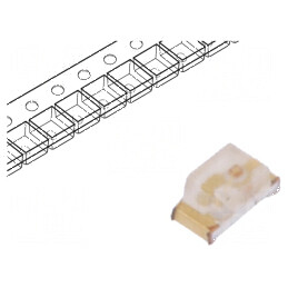 LED SMD 0603 verde 5-15mcd 1,6x0,8x0,75mm 150° 20mA 568nm | Electronic-mag.ro | Componente Electronice