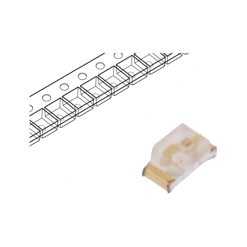 LED SMD 0603 verde 5-15mcd 1,6x0,8x0,75mm 150° 20mA 568nm | Electronic-mag.ro | Componente Electronice LED SMD 0603 verde 5-15mcd 1,6x0,8x0,75mm 150° 20mA 568nm | Electronic-mag.ro | Componente Electronice