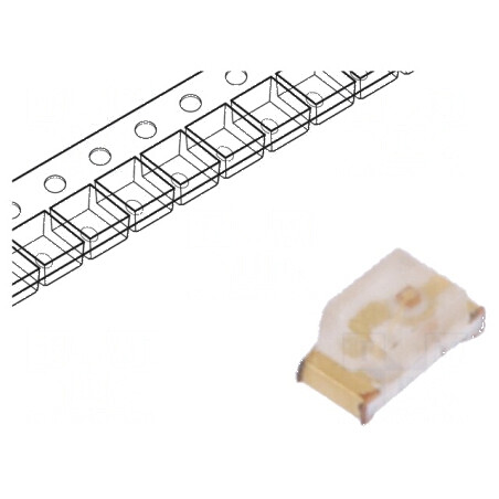 LED SMD 0603 verde 5-15mcd 1,6x0,8x0,75mm 150° 20mA 568nm | Electronic-mag.ro | Componente Electronice