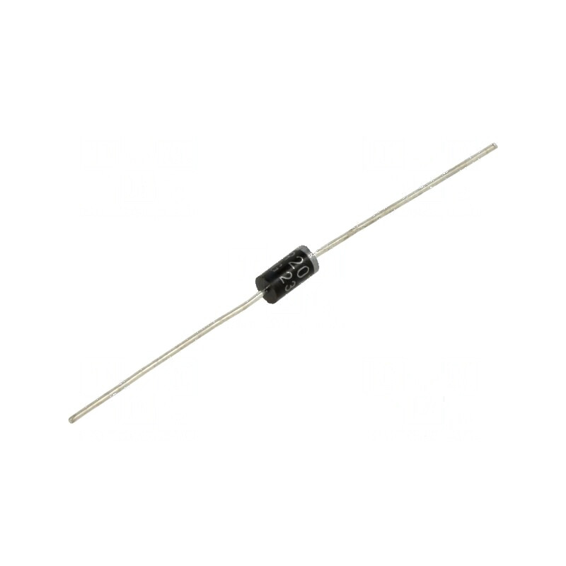 Diodă redresoare THT 1kV 2A Ammo Pack DO15 | Electronic-mag.ro | Componente Electronice