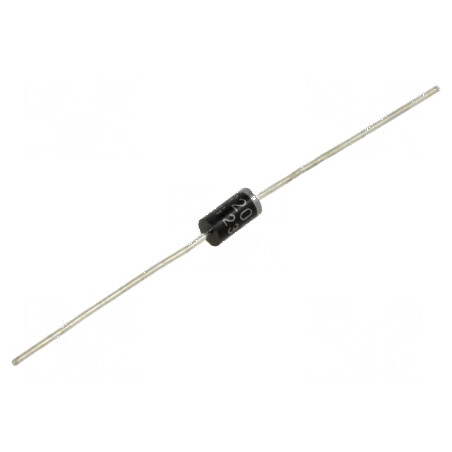 Diodă redresoare THT 1kV 2A Ammo Pack DO15 | Electronic-mag.ro | Componente Electronice