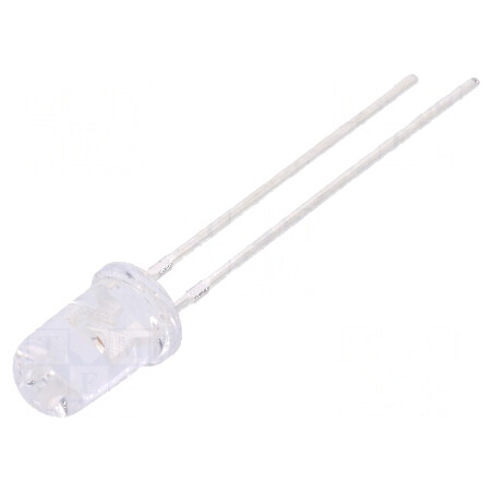 LED 5mm roșie 4750-6000mcd 30° convex | Electronic-mag.ro | Componente Electronice