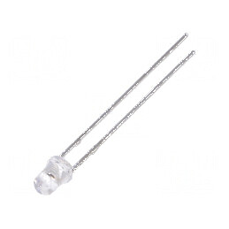 LED 3mm galben 1700÷2900mcd 30° convex | Electronic-mag.ro | Componente Electronice