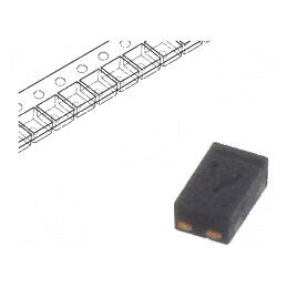 Diodă TVS 50W 12V 2A Unidirecțională SOD882T ESD | Electronic-mag.ro | Componente Electronice