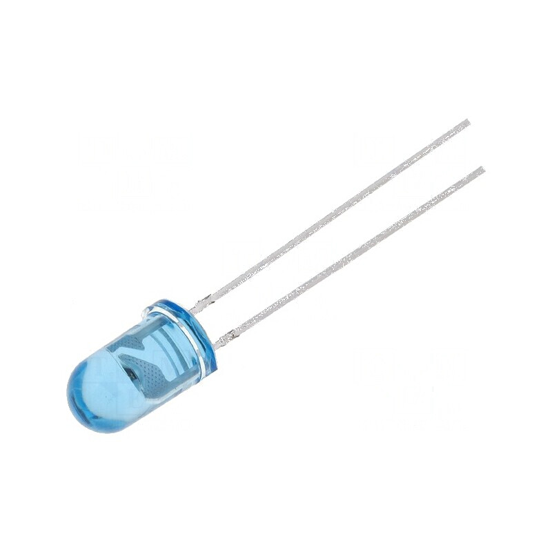 Emiţător IR 5mm 940nm Albastru Transparent 45° THT 100mW | Electronic-mag.ro | Componente Electronice