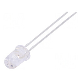 LED 5mm roșie 8500-14000mcd 15° convex | Electronic-mag.ro | Componente Electronice