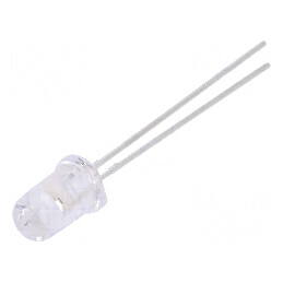LED 5mm roșu 2900-5000mcd 30° convex | Electronic-mag.ro | Componente Electronice