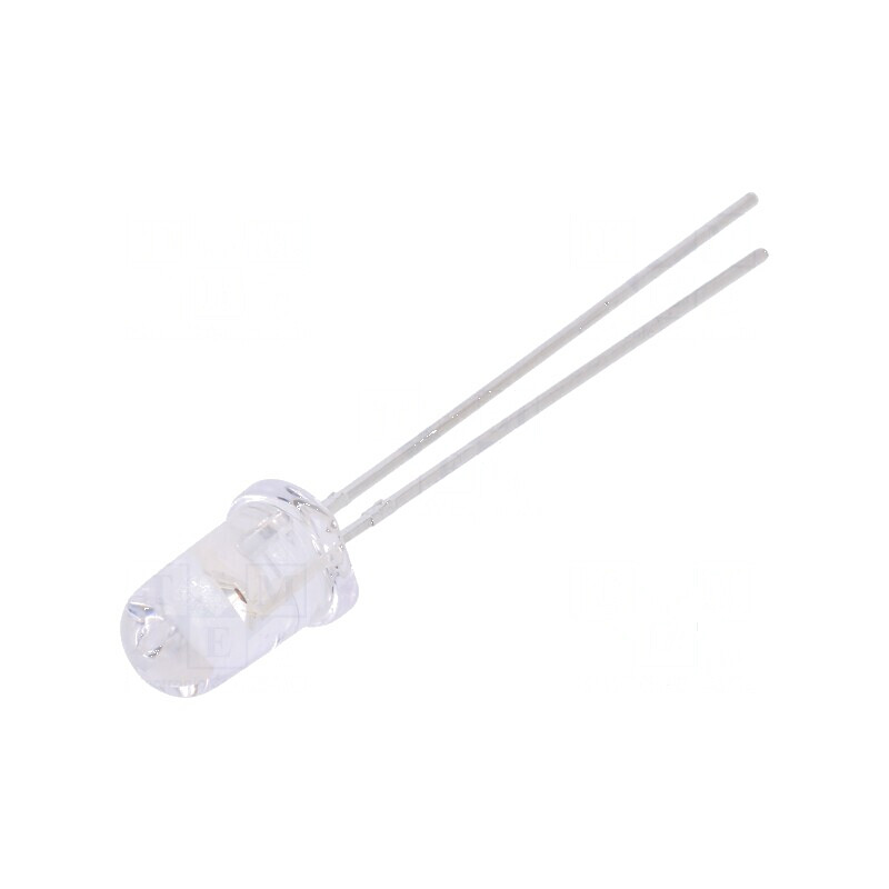 LED 5mm roșu 2900-5000mcd 30° convex | Electronic-mag.ro | Componente Electronice