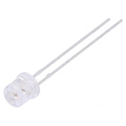 LED galben 5mm 270-460mcd 110° plat | Electronic-mag.ro | Componente Electronice