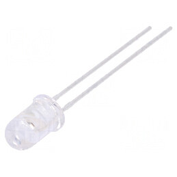 LED 5mm galben 1300-2200mcd 45° convex | Electronic-mag.ro | Componente Electronice