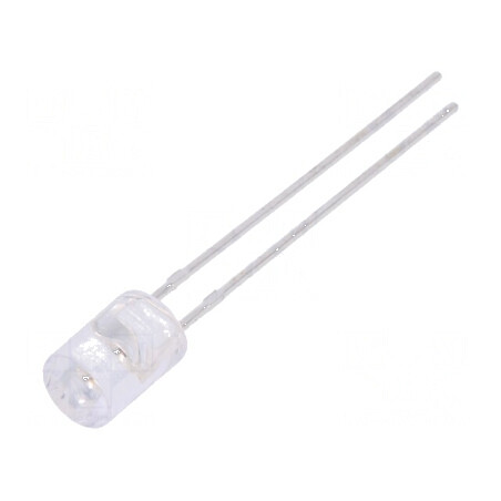 LED 5mm galben 460mcd 110° plat partea frontală Nr. term 2 | Electronic-mag.ro | Componente Electronice