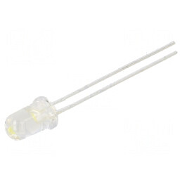 LED 5mm alb neutru 23000mcd 15° convex 5500K | Electronic-mag.ro | Componente Electronice
