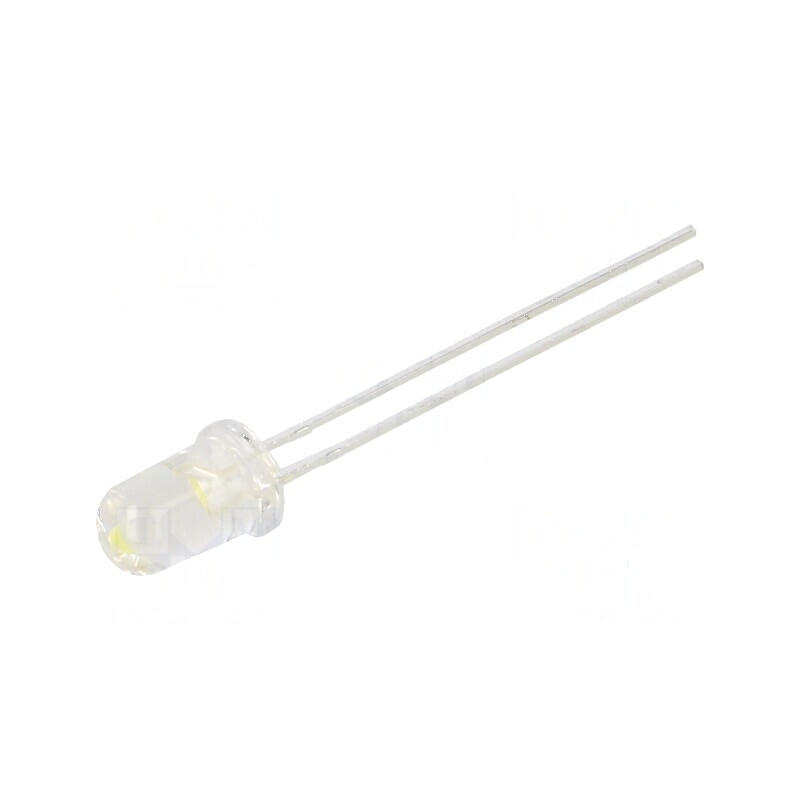 LED 5mm alb neutru 23000mcd 15° convex 5500K | Electronic-mag.ro | Componente Electronice