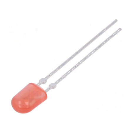 LED oval 5,2x3,8mm roșie 780-1300mcd 110/40° fără colier | Electronic-mag.ro | Componente Electronice