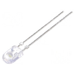 LED oval 5,2x3,8mm alb rece 3800-6500mcd 110/40° | Electronic-mag.ro | Componente Electronice