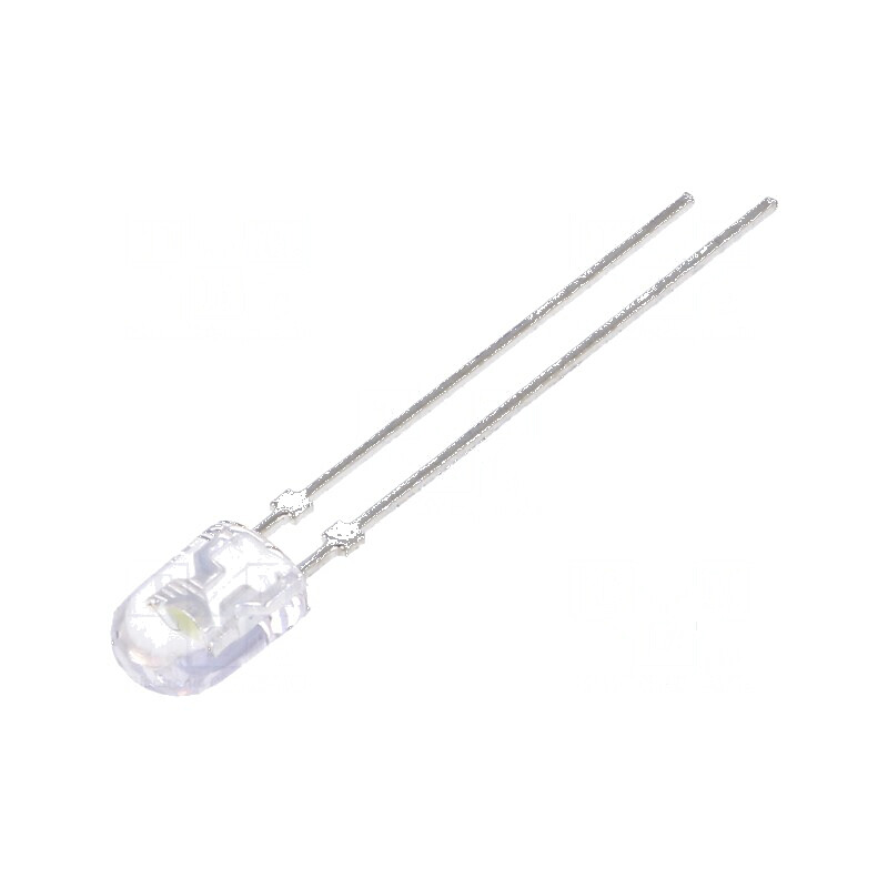 LED oval 5,2x3,8mm alb rece 3800-6500mcd 110/40° | Electronic-mag.ro | Componente Electronice