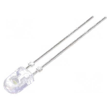 LED oval 5,2x3,8mm alb rece 3800-6500mcd 110/40° | Electronic-mag.ro | Componente Electronice