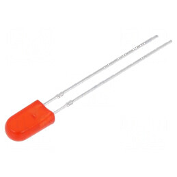 LED dreptunghiular 2,54x5mm roșu 30-35mcd 50° 20mA | Electronic-mag.ro | Componente Electronice