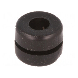 Manșon PVC negru Ø 6mm Øorif 4mm -30÷60°C UL94V-2 | Electronic-mag.ro | Componente Electronice