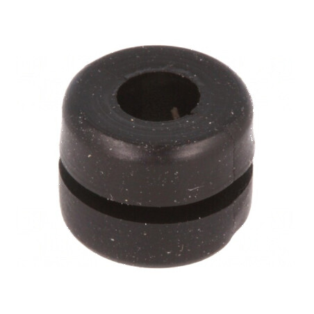 Manșon PVC negru Ø 6mm Øorif 4mm -30÷60°C UL94V-2 | Electronic-mag.ro | Componente Electronice