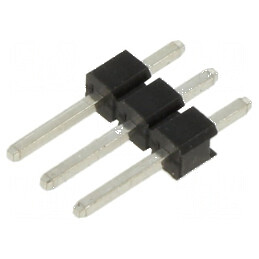 Conector şir pini tată 2,54mm 3 PIN THT drept | Electronic-mag.ro | Componente Electronice