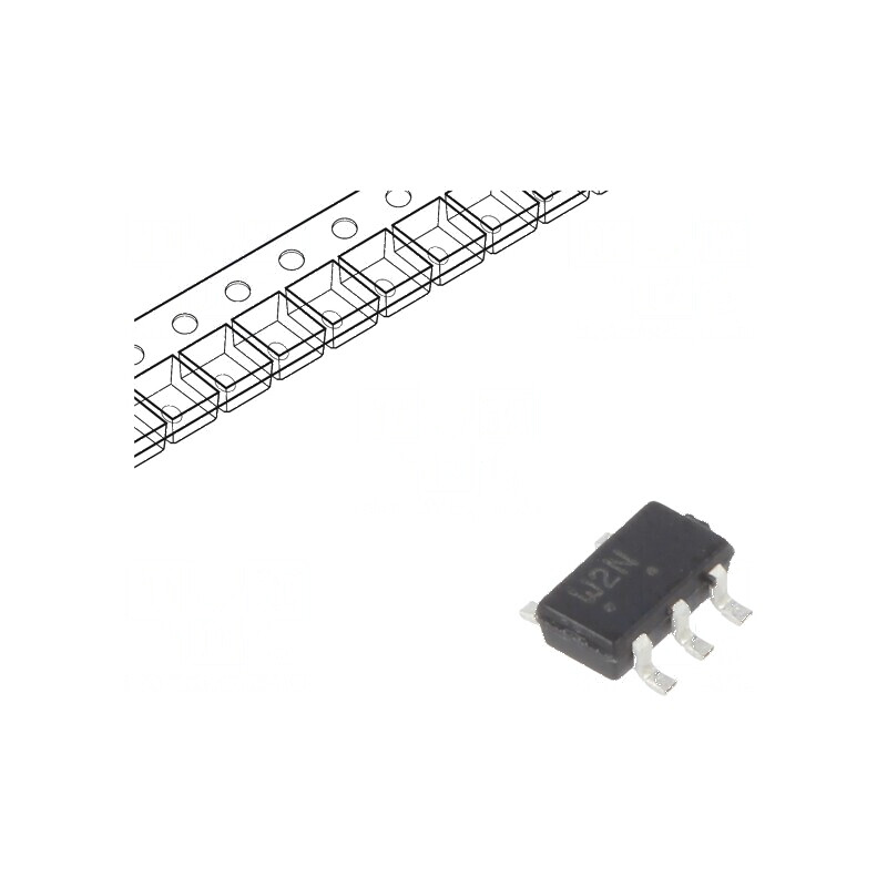 Buffer digital non-inversor CMOS SMD TSOP5 VHC 40uA | Electronic-mag.ro | Componente Electronice