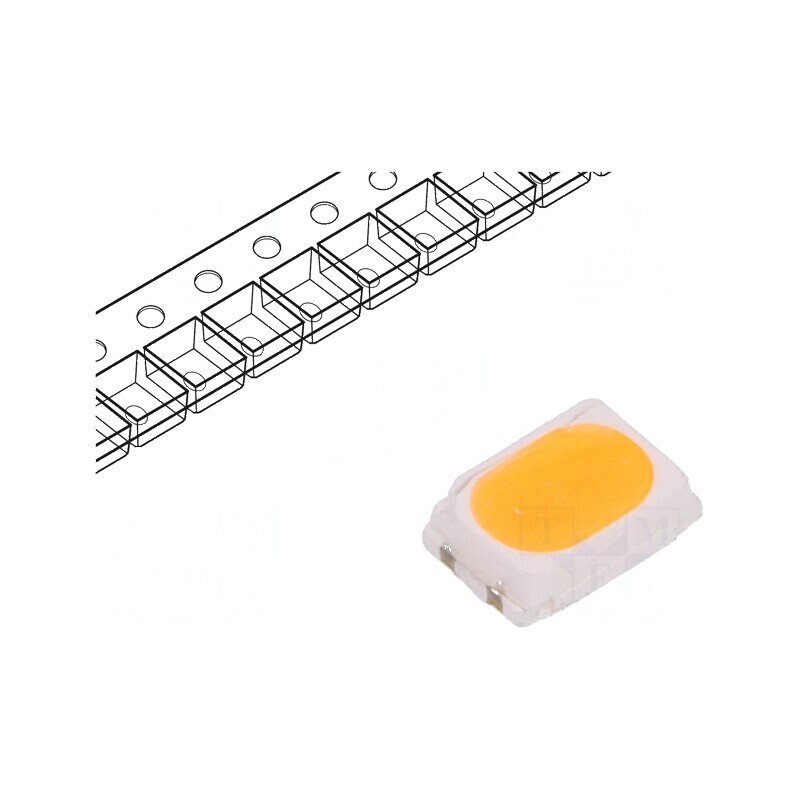 LED SMD 3020 alb cald 19,4-22lm 2200-2500K 80 | Electronic-mag.ro | Componente Electronice