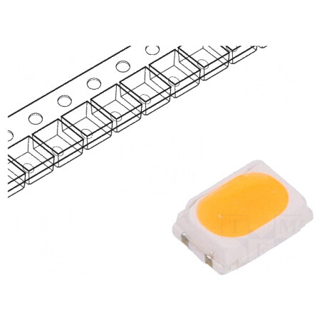 LED SMD 3020 alb cald 19,4-22lm 2200-2500K 80 | Electronic-mag.ro | Componente Electronice