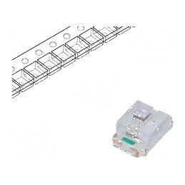 LED verde cu clipire 400÷700mcd 120° 20mA 3÷4VDC 0805 | Electronic-mag.ro | Componente Electronice
