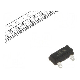 Diodă SMD 250V 200mA 50ns SOT23 Ufmax 1,25V 385mW | Electronic-mag.ro | Componente Electronice
