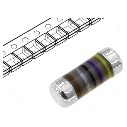 Rezistor SMD 0207 MELF 1kΩ 1W ±1% Ø2,2x5,8mm | Electronic-mag.ro | Componente Electronice