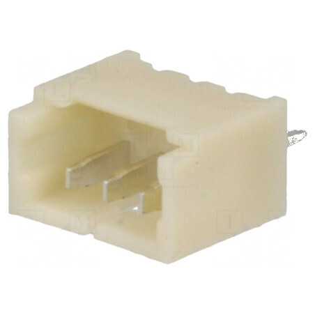 Conector cablu-placă soclu tată 1,25mm PIN 3 THT 125V 1A | Electronic-mag.ro | Componente Electronice