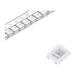 LED SMD 2835 roșie 8-13lm 2,8x3,5x0,8mm 120° 1,8-2,5V | Electronic-mag.ro | Componente Electronice
