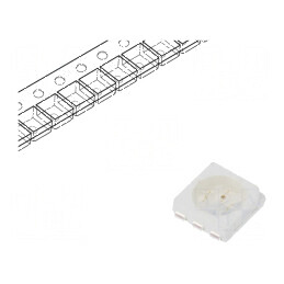 Banda LED SMD 5050 RGB 20mA 5,4x4,95x1,6mm 120° | Electronic-mag.ro | Componente Electronice