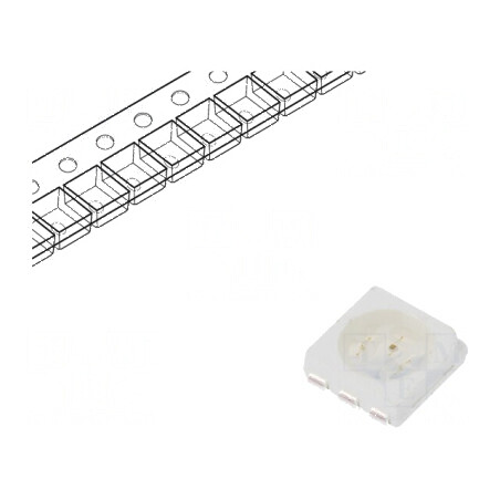Banda LED SMD 5050 RGB 20mA 5,4x4,95x1,6mm 120° | Electronic-mag.ro | Componente Electronice