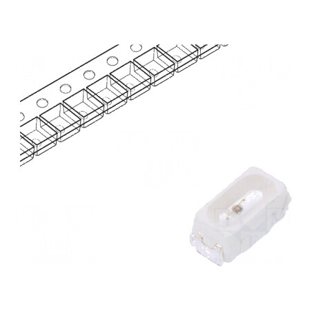 LED SMD 3014 PLCC2 galben 180-430mcd 3x1,32x1,4mm 120° 20mA | Electronic-mag.ro | Componente Electronice