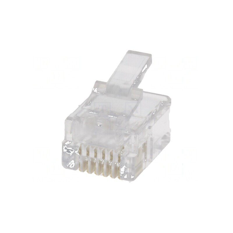 Conector RJ12 6p6c IDC, mufă crimpată | Electronic-mag.ro | Componente Electronice