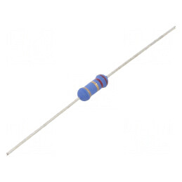 Rezistor metal oxide 2,2Ω 1W ±5% Ø3,5x10mm -55÷155°C | Electronic-mag.ro | Componente Electronice