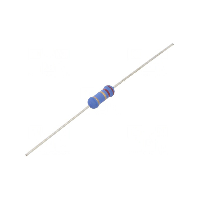 Rezistor metal oxide 2,2Ω 1W ±5% Ø3,5x10mm -55÷155°C | Electronic-mag.ro | Componente Electronice
