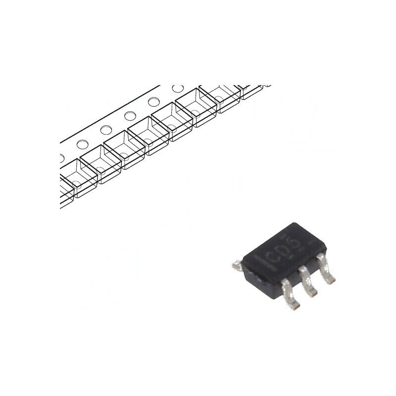IC digital NOT CMOS SMD SC70-5 1,65÷5,5VDC -40÷125°C | Electronic-mag.ro | Componente Electronice IC digital NOT CMOS SMD SC70-5 1,65÷5,5VDC -40÷125°C | Electronic-mag.ro | Componente Electronice