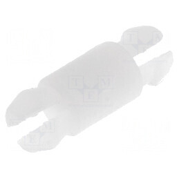 Distanţier PCB poliamidă 6,3mm, orificiu montare 4mm | Electronic-mag.ro | Componente Electronice