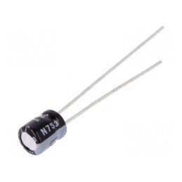 Condensator electrolitic THT 33uF 4VDC Ø4x5mm 1,5mm | Electronic-mag.ro | Componente Electronice