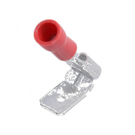 Terminal plat 6,3mm mamă/tată crimpat roşu 0,5-1,5mm2 | Electronic-mag.ro | Componente Electronice