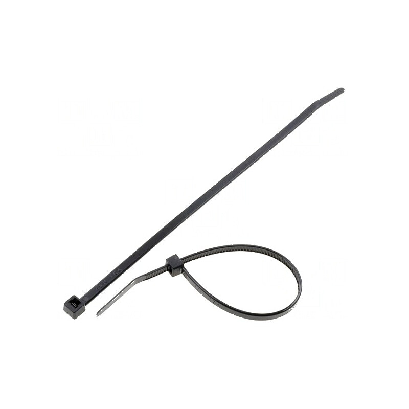 Colier de strângere poliamidă 150mm 3,5mm 135N negru | Electronic-mag.ro | Componente Electronice