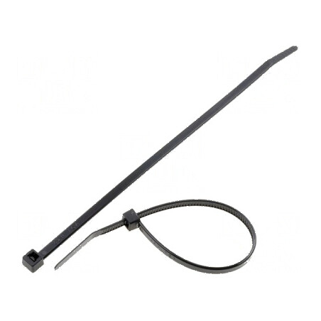 Colier de strângere poliamidă 150mm 3,5mm 135N negru | Electronic-mag.ro | Componente Electronice