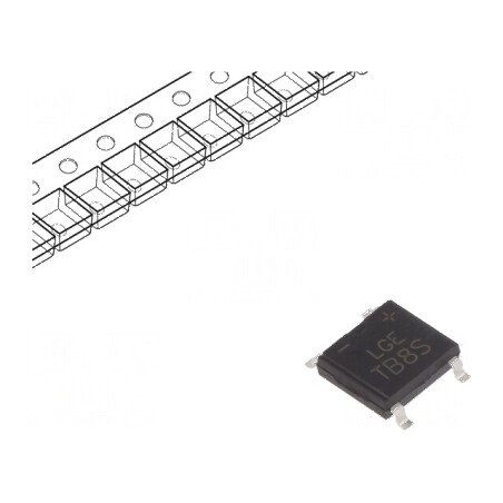 Punte redresoare monofazat 800V 1A 30A TBS SMT | Electronic-mag.ro | Componente Electronice