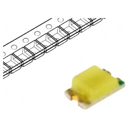 LED SMD 0805 alb 500-845mcd 120° 20mA 2,8-3,6VDC | Electronic-mag.ro | Componente Electronice
