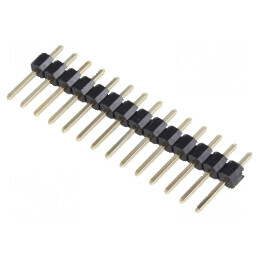 Conector şir pini tată 14 pini 2,54mm THT | Electronic-mag.ro | Componente Electronice